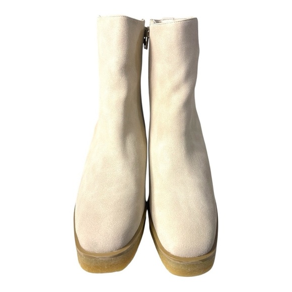 Coconuts by Matisse Shoes - Coconuts by Matisse Elsa Ivory Suede Ankle Boots – Size 9.5M